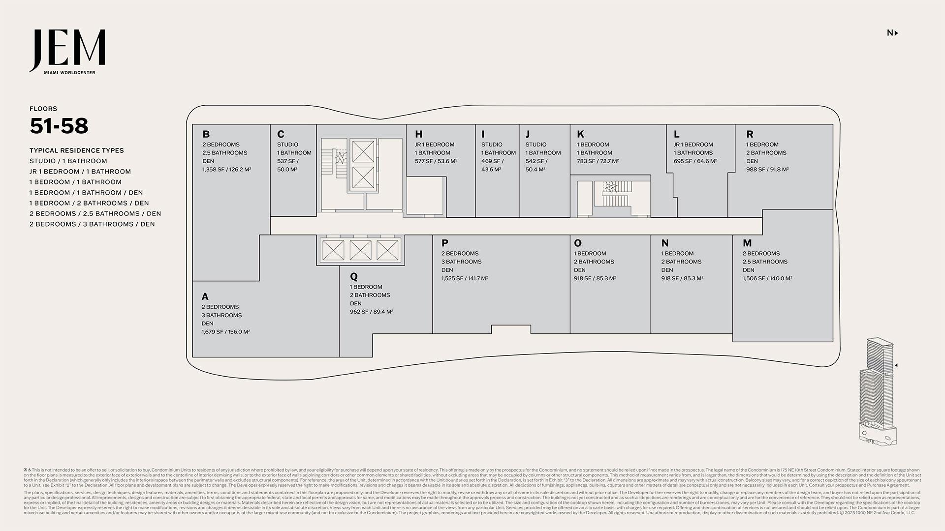 JEM Tower Floorplan